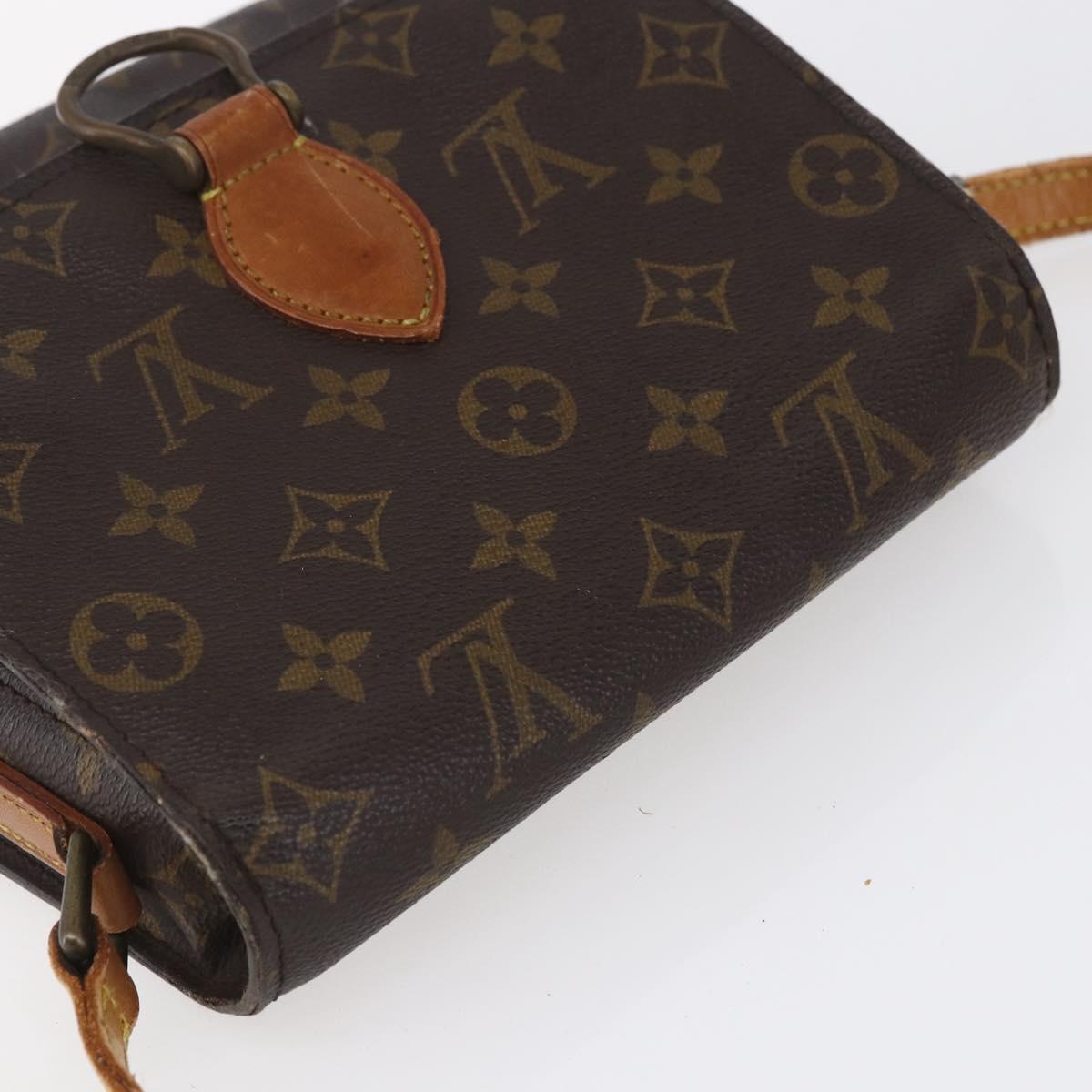 LOUIS VUITTON Monogram Saint Cloud MM Shoulder Bag M51243 LV Auth BA8279