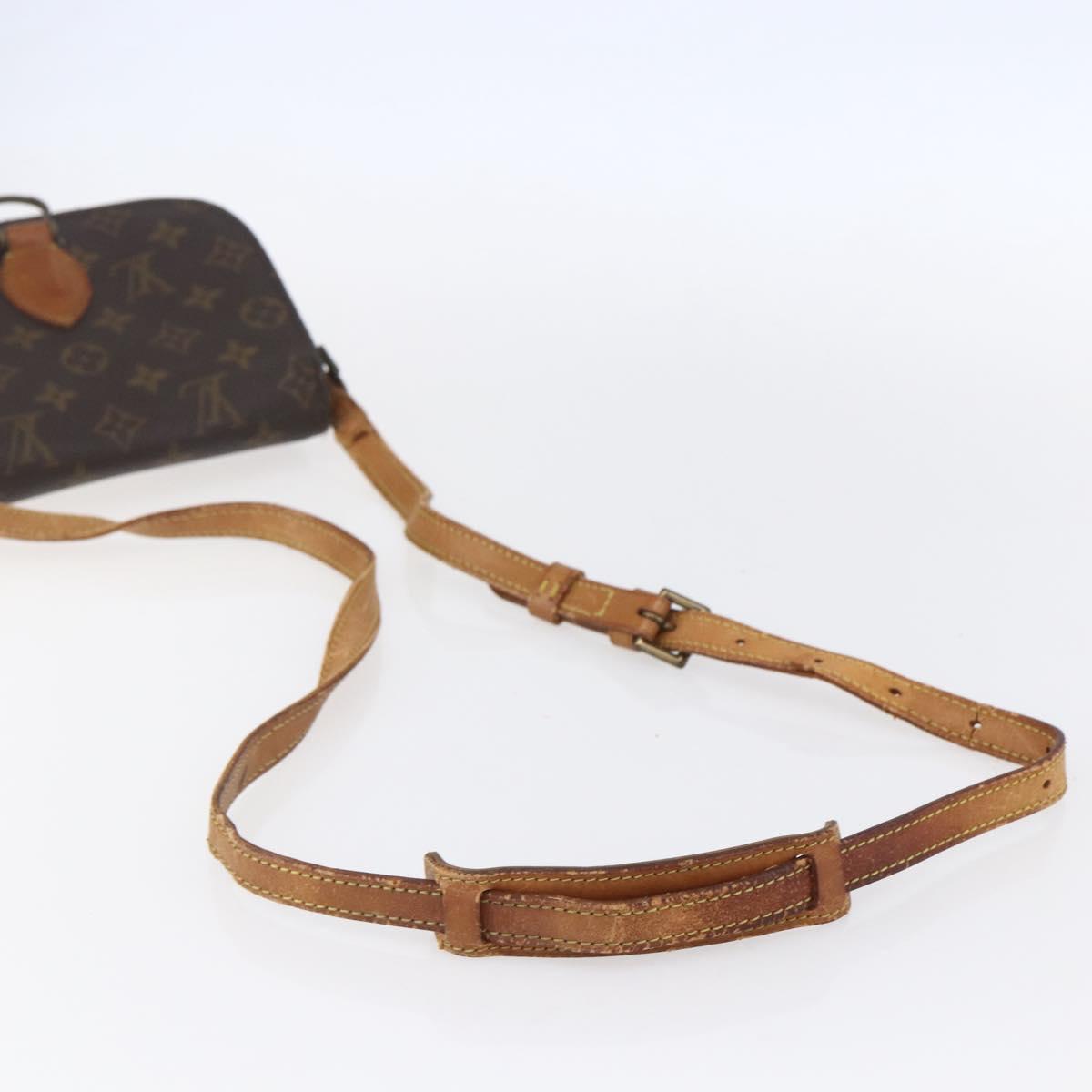 LOUIS VUITTON Monogram Saint Cloud MM Shoulder Bag M51243 LV Auth BA8279
