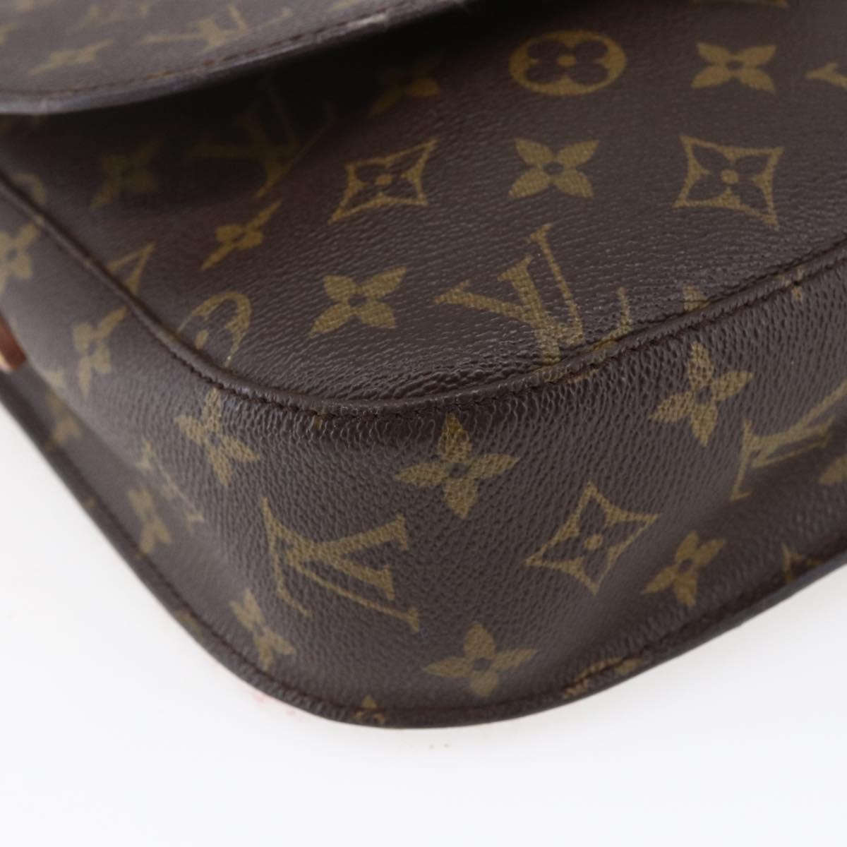 LOUIS VUITTON Monogram Saint Cloud GM Shoulder Bag M51242 LV Auth BA8280