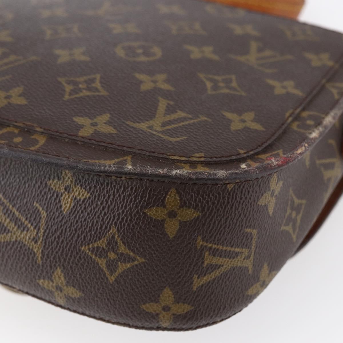 LOUIS VUITTON Monogram Saint Cloud GM Shoulder Bag M51242 LV Auth BA8280