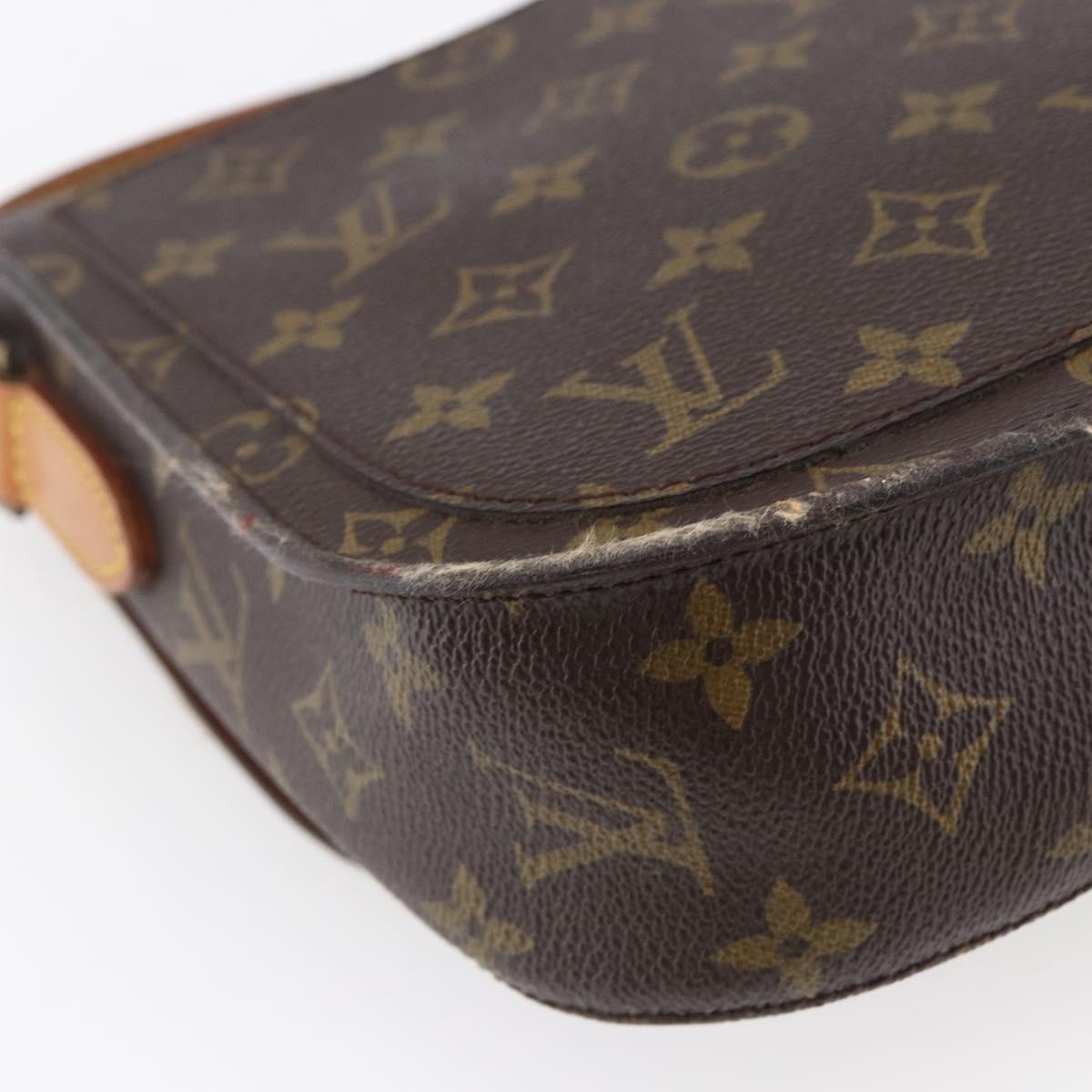 LOUIS VUITTON Monogram Saint Cloud GM Shoulder Bag M51242 LV Auth BA8280