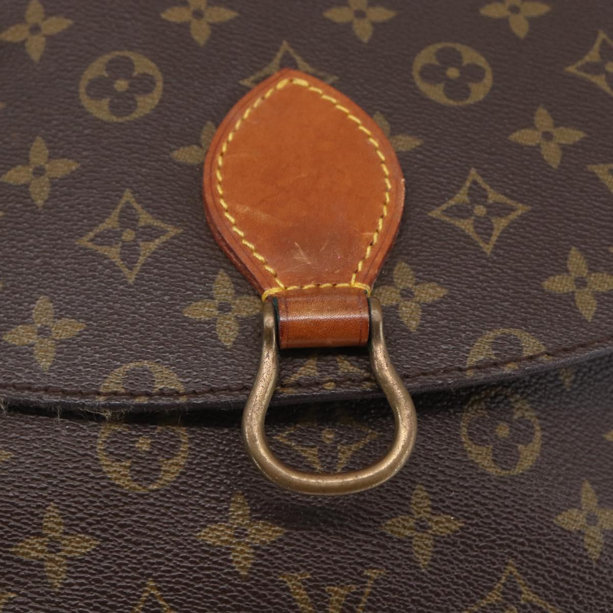 LOUIS VUITTON Monogram Saint Cloud GM Shoulder Bag M51242 LV Auth BA8280