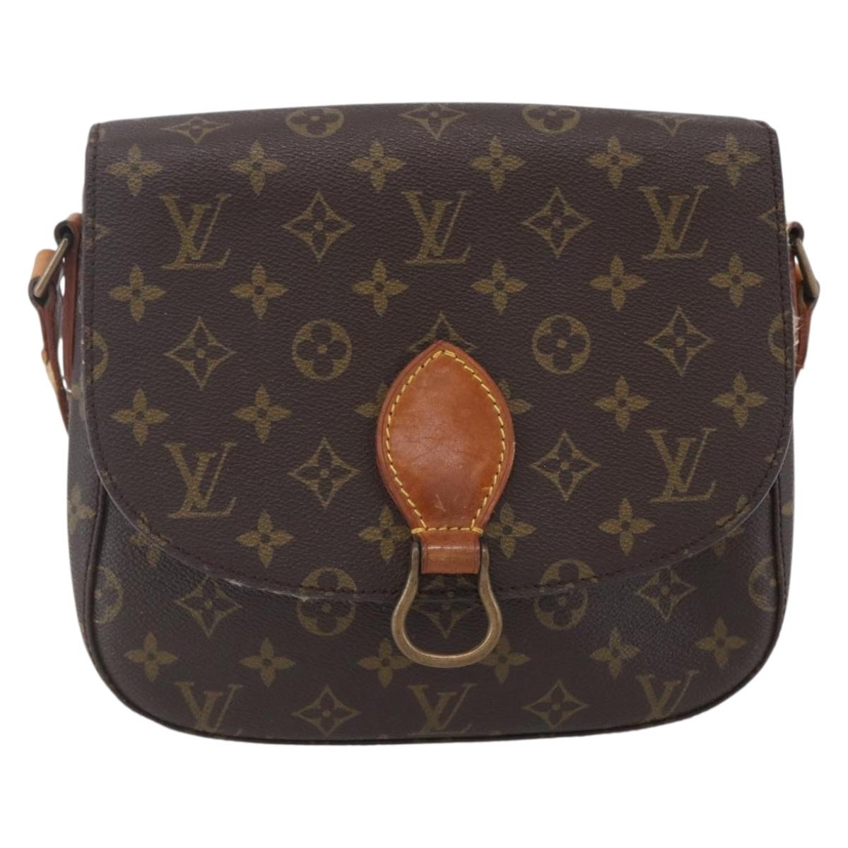 LOUIS VUITTON Monogram Saint Cloud GM Shoulder Bag M51242 LV Auth BA8280