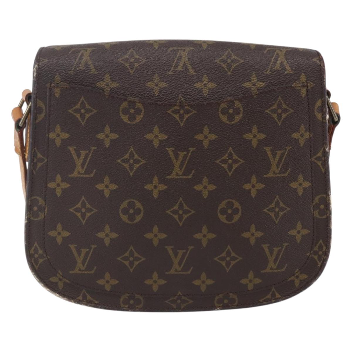 LOUIS VUITTON Monogram Saint Cloud GM Shoulder Bag M51242 LV Auth BA8280