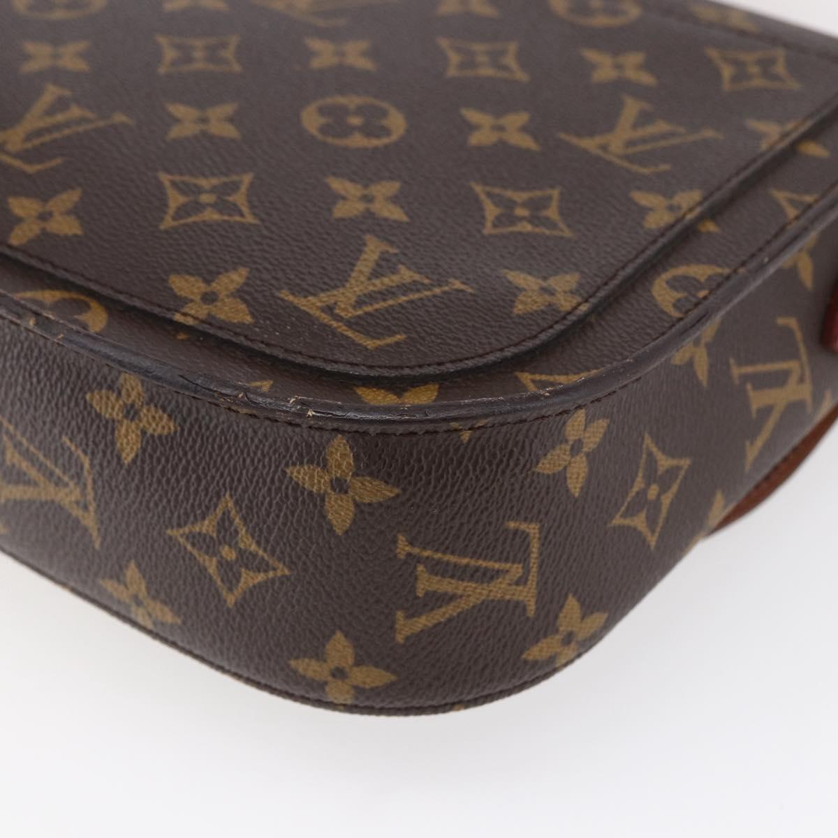 LOUIS VUITTON Monogram Saint Cloud GM Shoulder Bag M51242 LV Auth BA8281