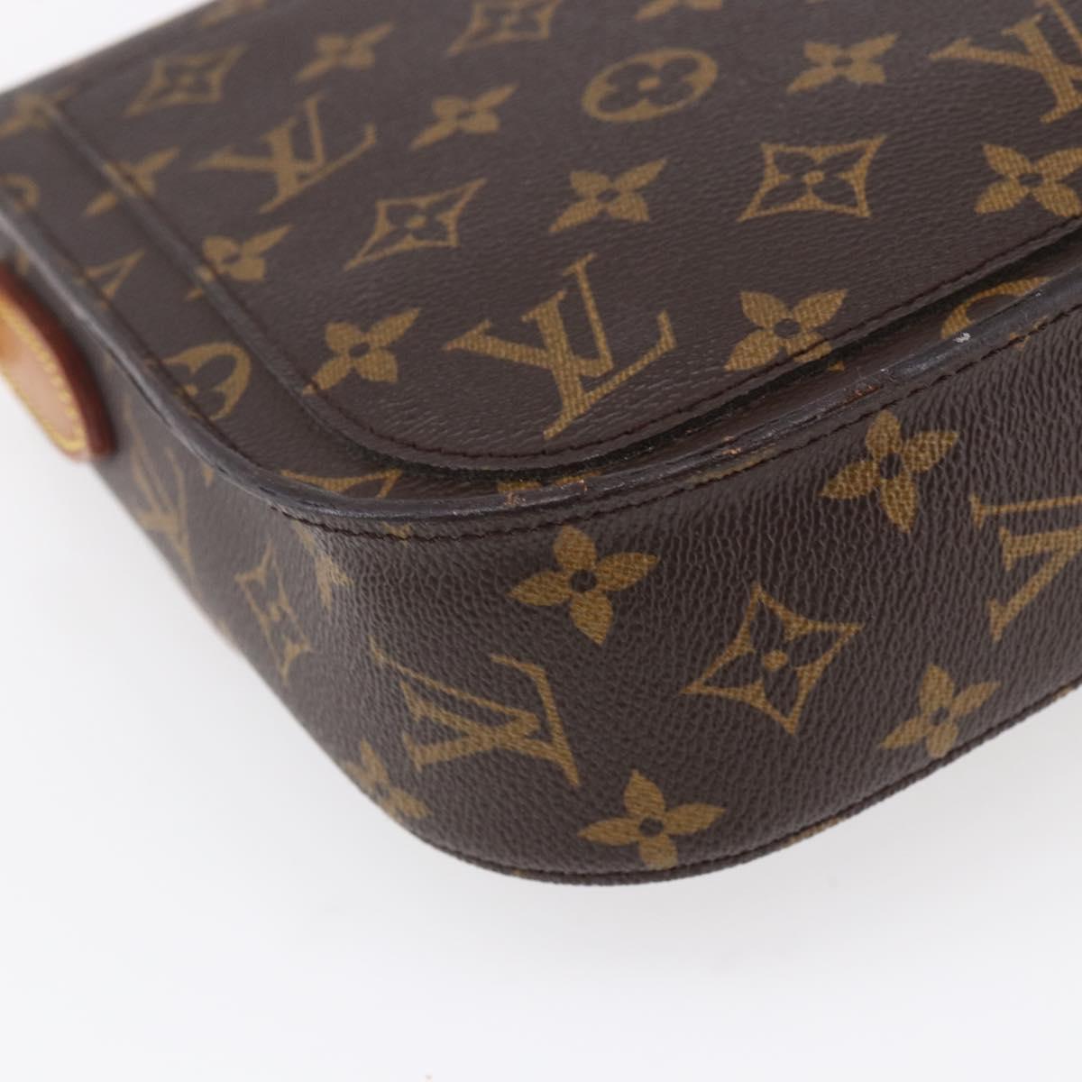 LOUIS VUITTON Monogram Saint Cloud GM Shoulder Bag M51242 LV Auth BA8281