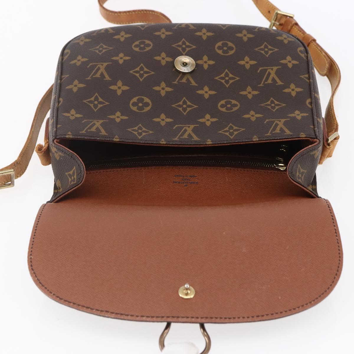 LOUIS VUITTON Monogram Saint Cloud GM Shoulder Bag M51242 LV Auth BA8281