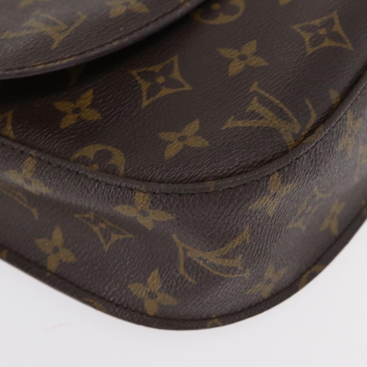 LOUIS VUITTON Monogram Saint Cloud GM Shoulder Bag M51242 LV Auth BA8282