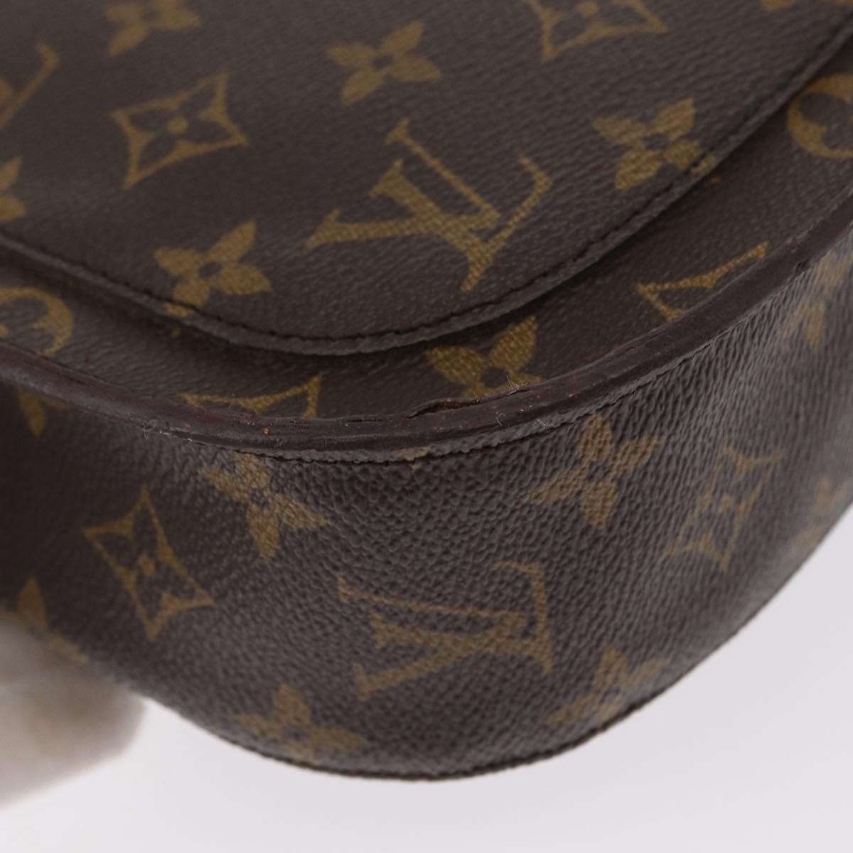 LOUIS VUITTON Monogram Saint Cloud GM Shoulder Bag M51242 LV Auth BA8282