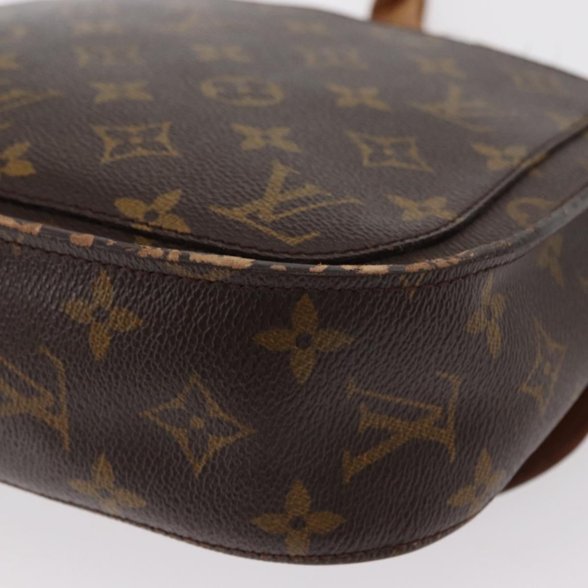 LOUIS VUITTON Monogram Saint Cloud GM Shoulder Bag M51242 LV Auth BA8283