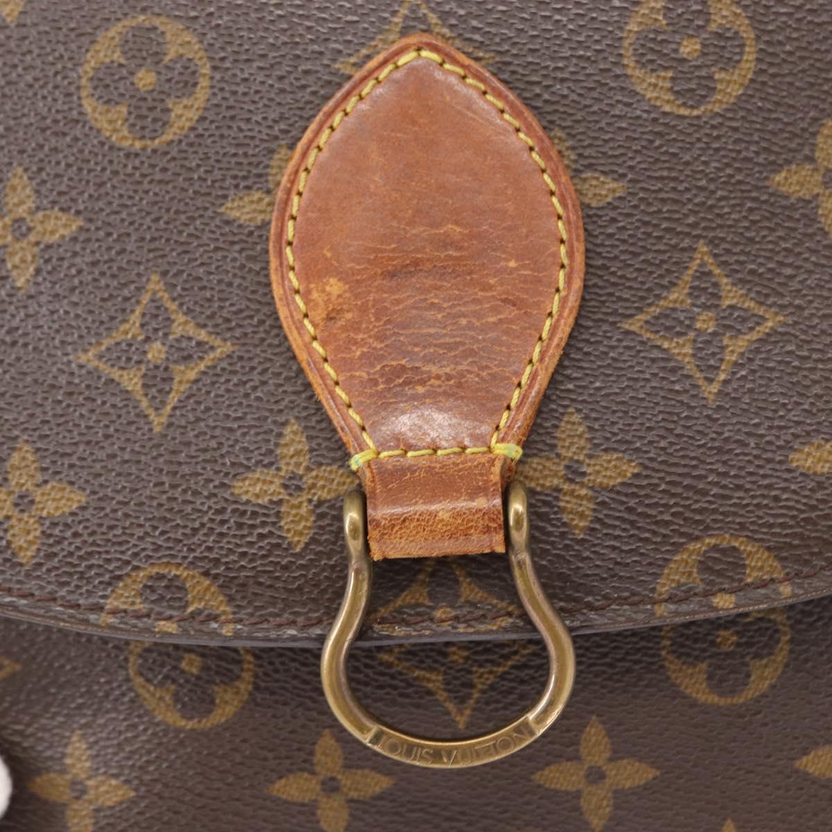 LOUIS VUITTON Monogram Saint Cloud GM Shoulder Bag M51242 LV Auth BA8283