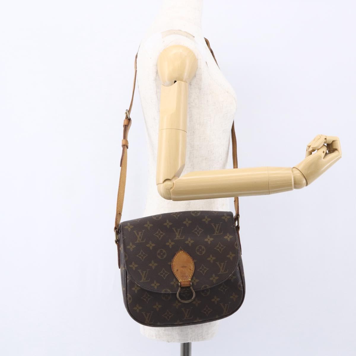LOUIS VUITTON Monogram Saint Cloud GM Shoulder Bag M51242 LV Auth BA8284