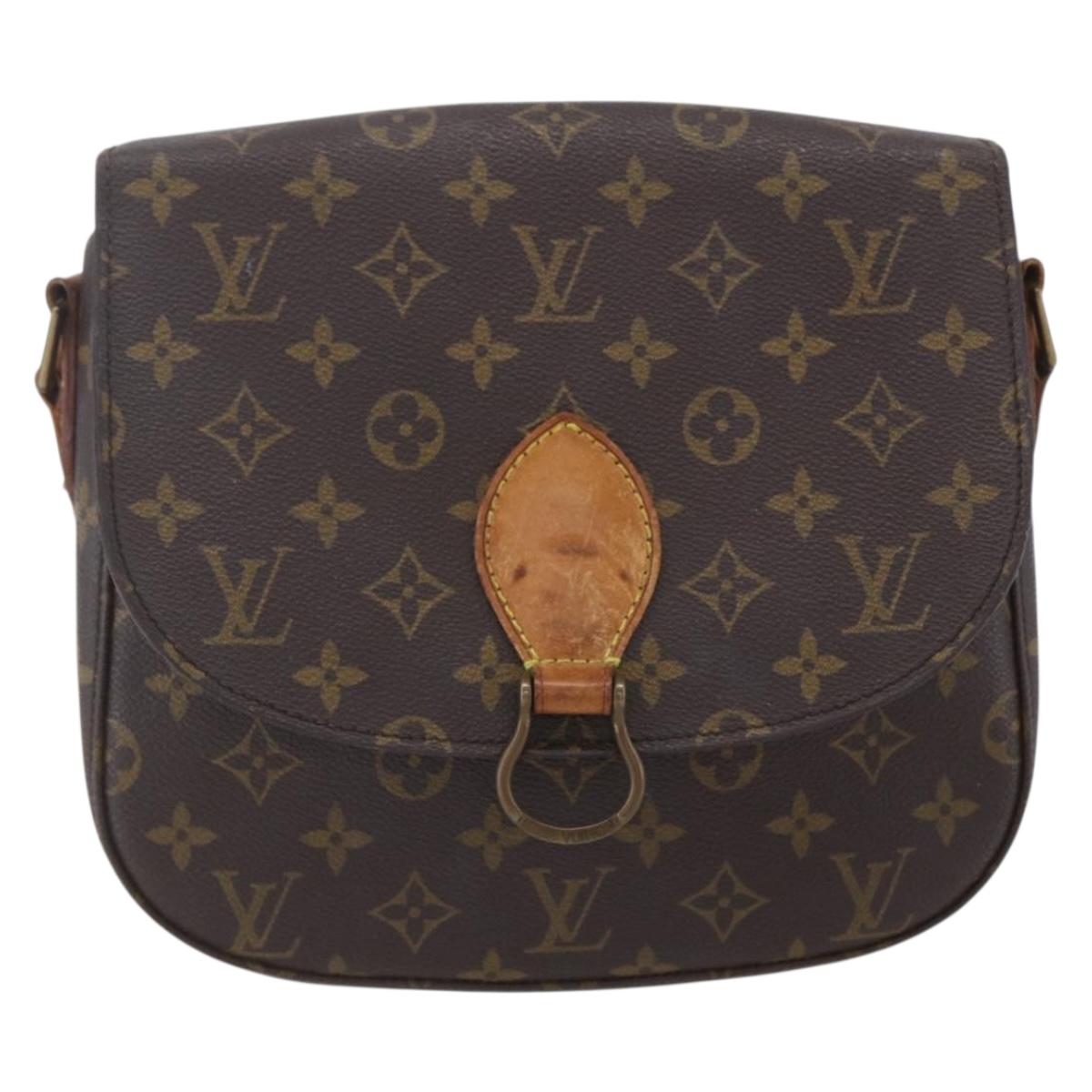 LOUIS VUITTON Monogram Saint Cloud GM Shoulder Bag M51242 LV Auth BA8284