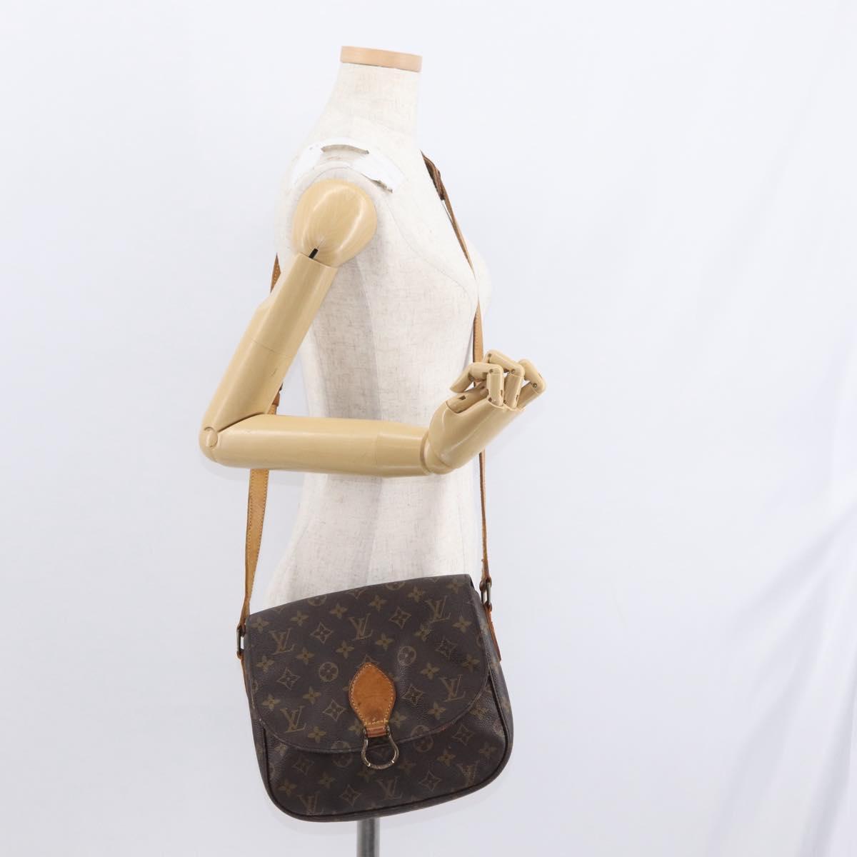 LOUIS VUITTON Monogram Saint Cloud GM Shoulder Bag M51242 LV Auth BA8286