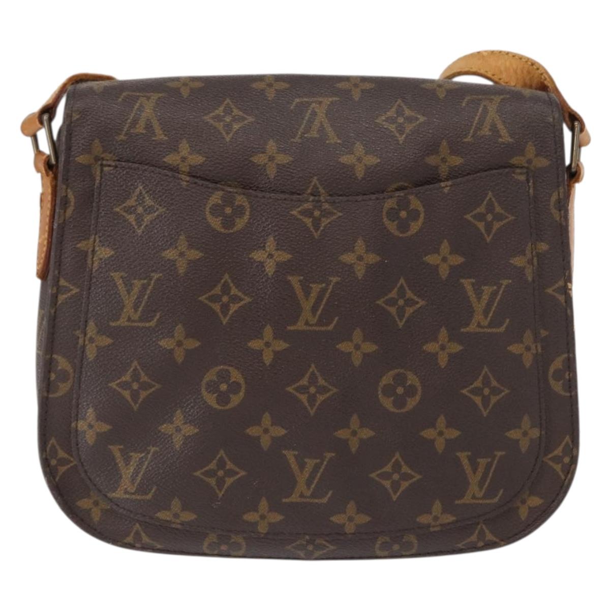 LOUIS VUITTON Monogram Saint Cloud GM Shoulder Bag M51242 LV Auth BA8286