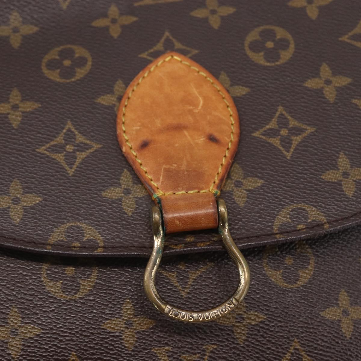 LOUIS VUITTON Monogram Saint Cloud GM Shoulder Bag M51242 LV Auth BA8287