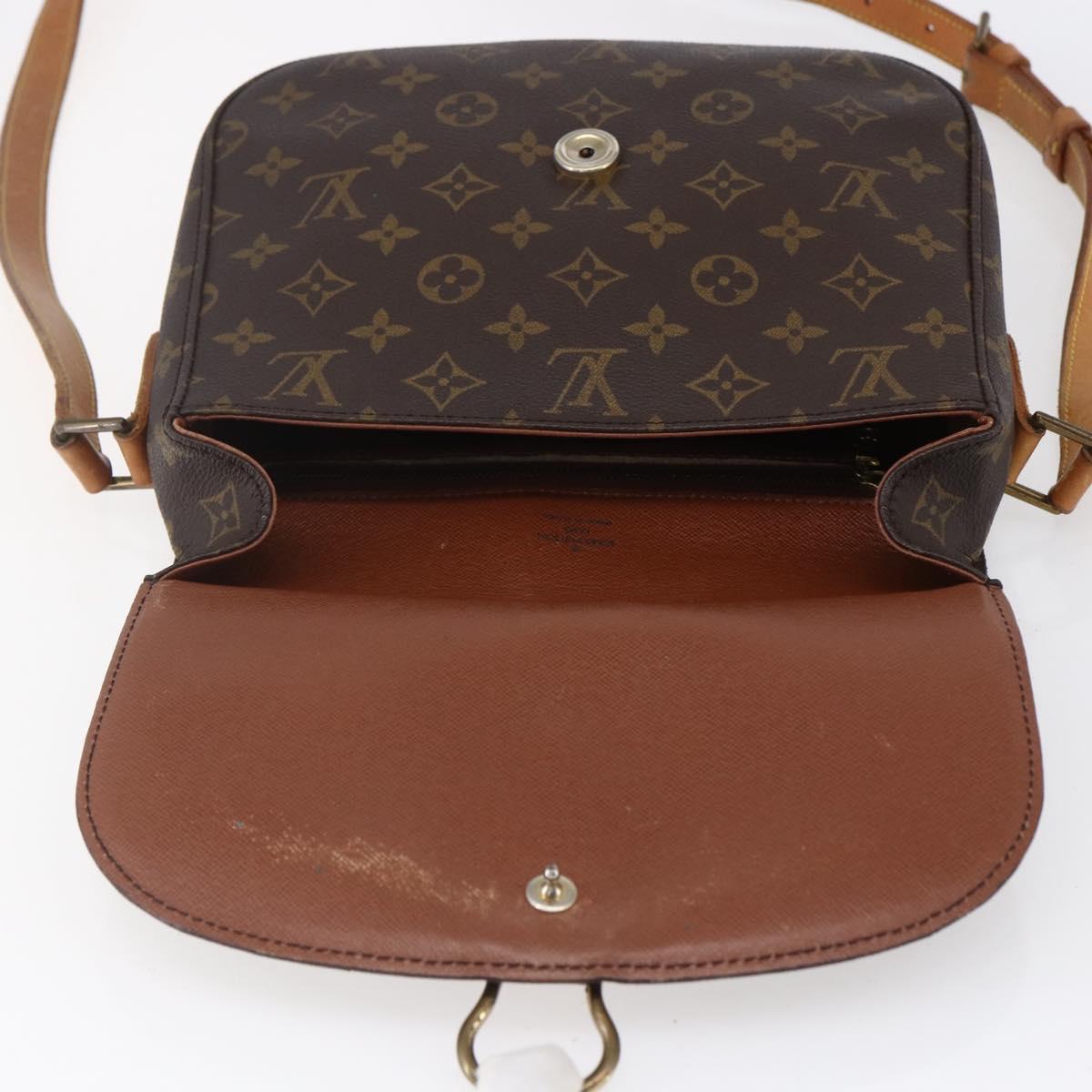 LOUIS VUITTON Monogram Saint Cloud GM Shoulder Bag M51242 LV Auth BA8287