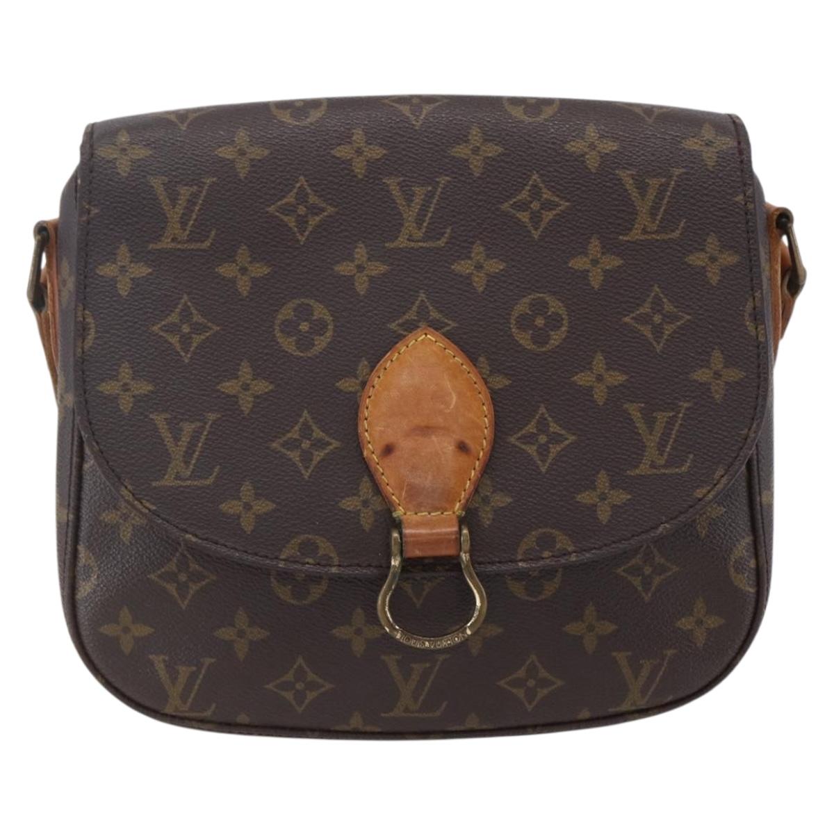 LOUIS VUITTON Monogram Saint Cloud GM Shoulder Bag M51242 LV Auth BA8287