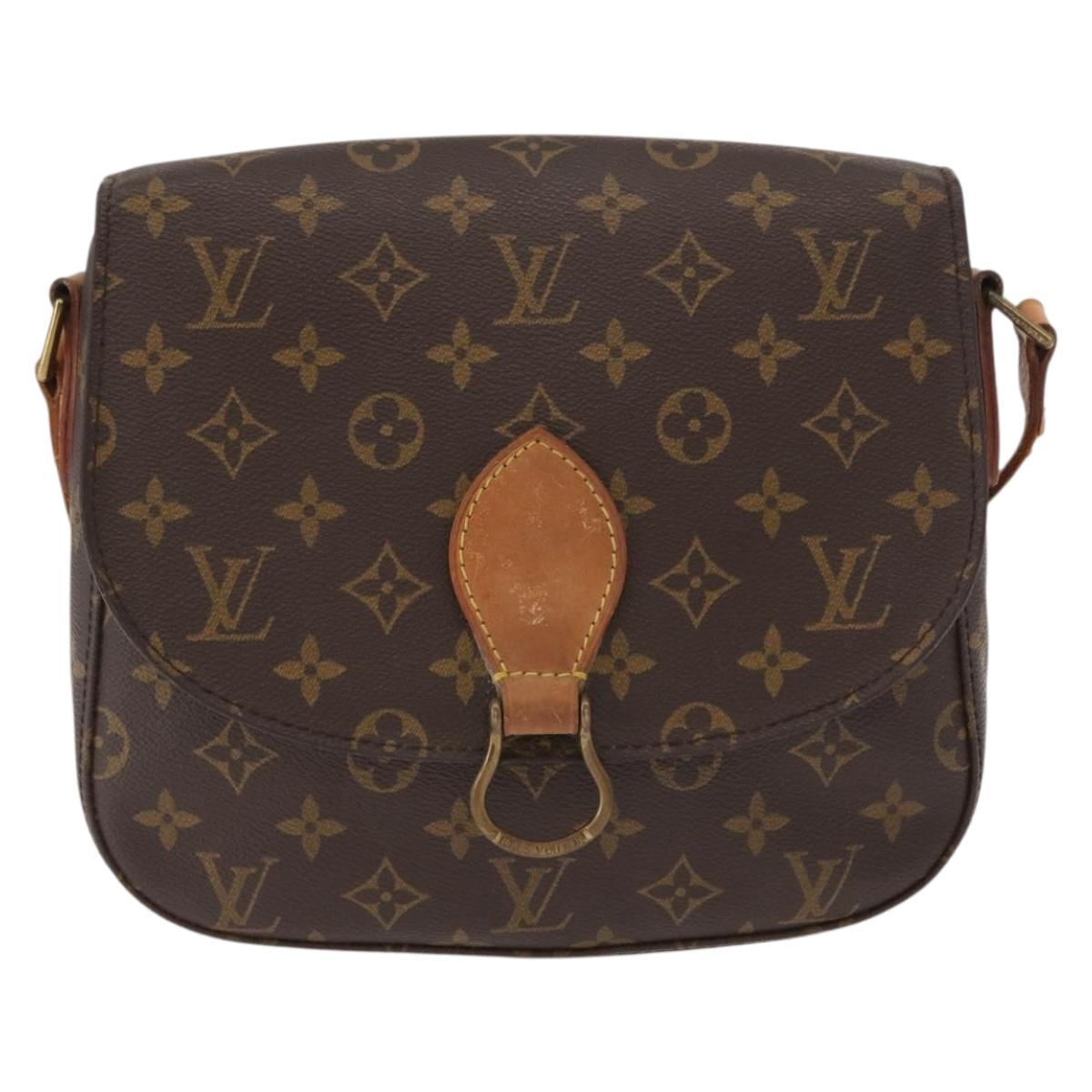 LOUIS VUITTON Monogram Saint Cloud GM Shoulder Bag M51242 LV Auth BA8289
