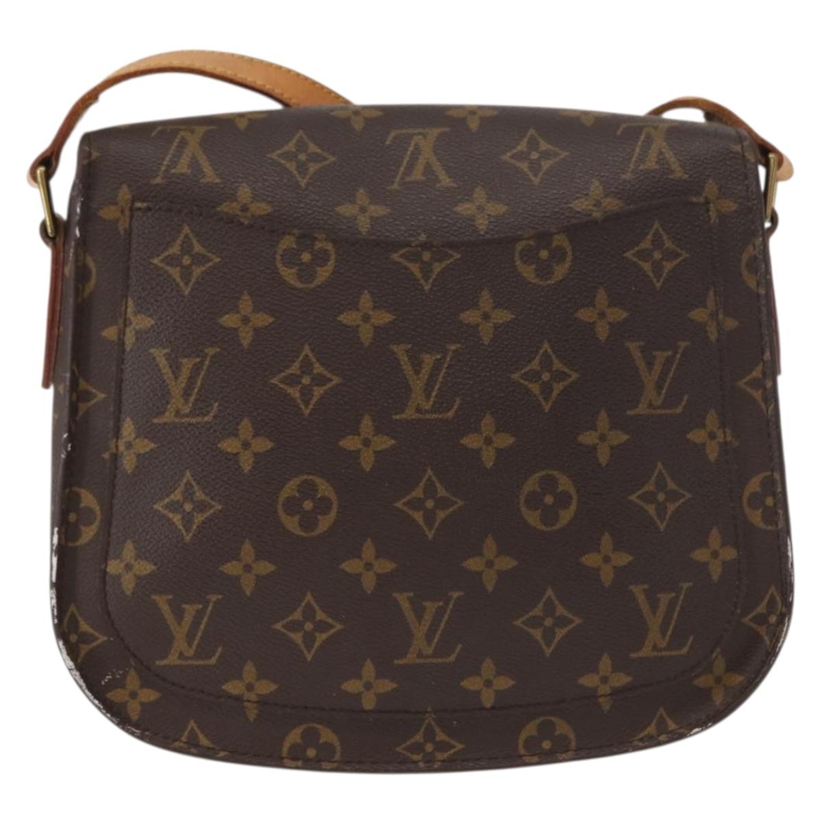 LOUIS VUITTON Monogram Saint Cloud GM Shoulder Bag M51242 LV Auth BA8289