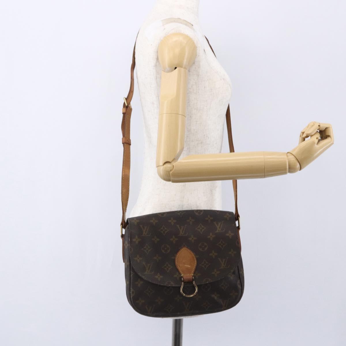 LOUIS VUITTON Monogram Saint Cloud GM Shoulder Bag M51242 LV Auth BA8291