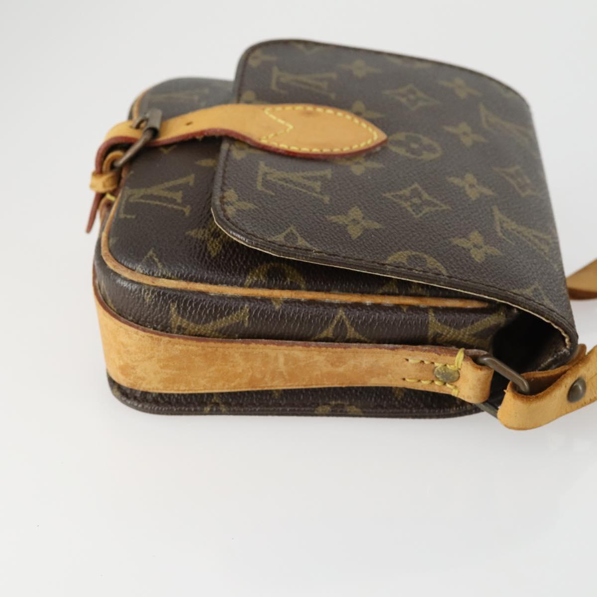 LOUIS VUITTON Monogram Cartouchiere PM Shoulder Bag M51254 LV Auth BA8292