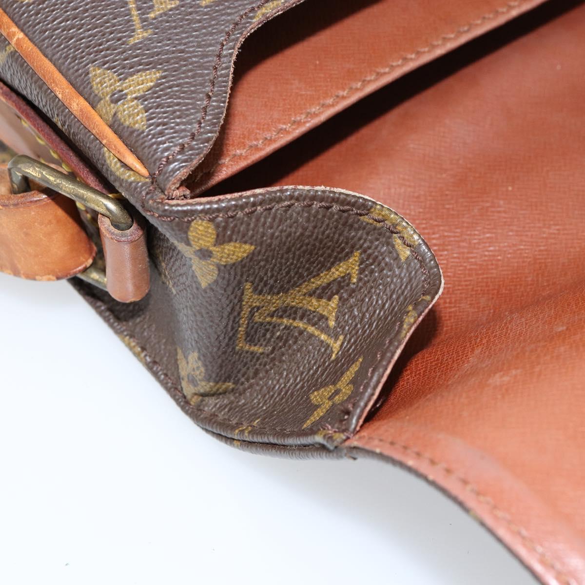 LOUIS VUITTON Monogram Cartouchiere MM Shoulder Bag M51253 LV Auth BA8293