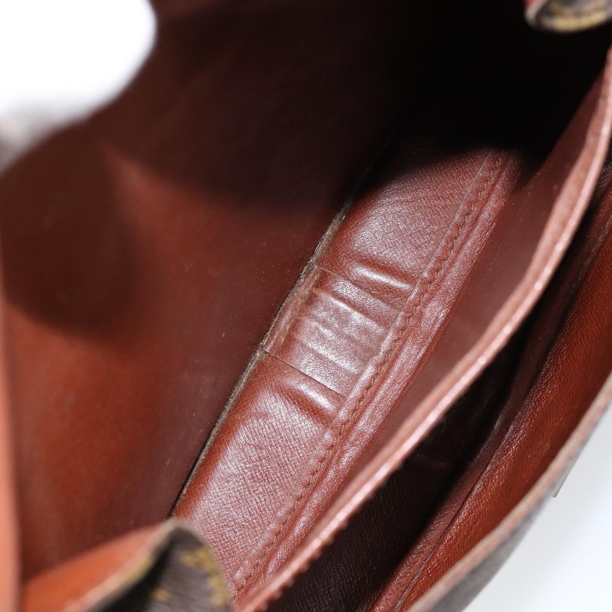 LOUIS VUITTON Monogram Cartouchiere MM Shoulder Bag M51253 LV Auth BA8293