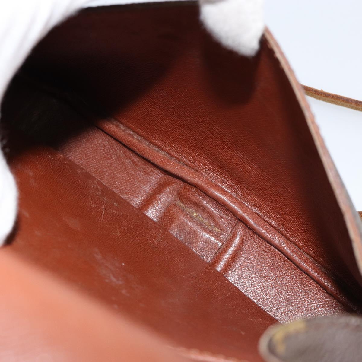 LOUIS VUITTON Monogram Cartouchiere MM Shoulder Bag M51253 LV Auth BA8293