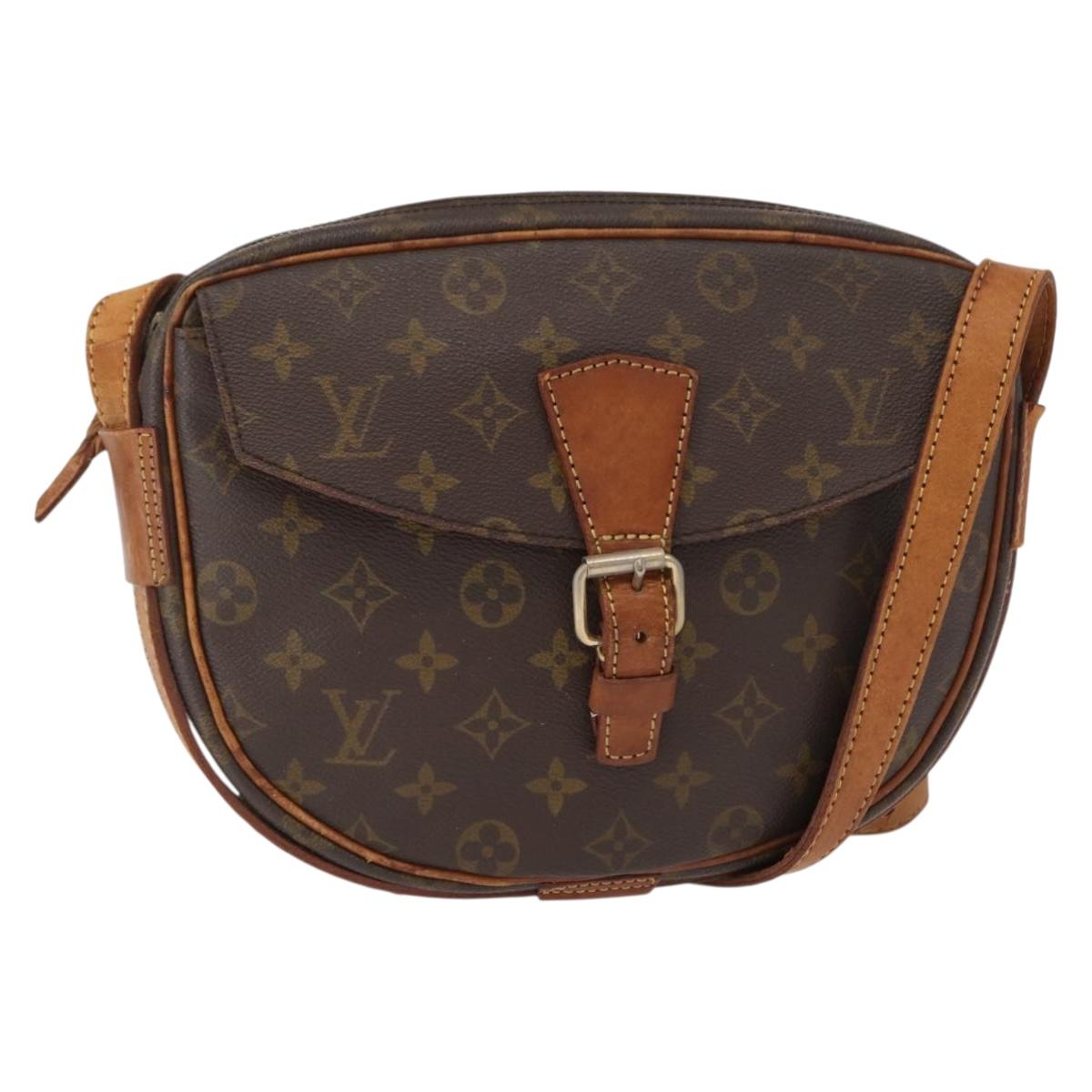LOUIS VUITTON Monogram Jeune Fille GM Shoulder Bag Vintage M51225 LV Auth BA8297