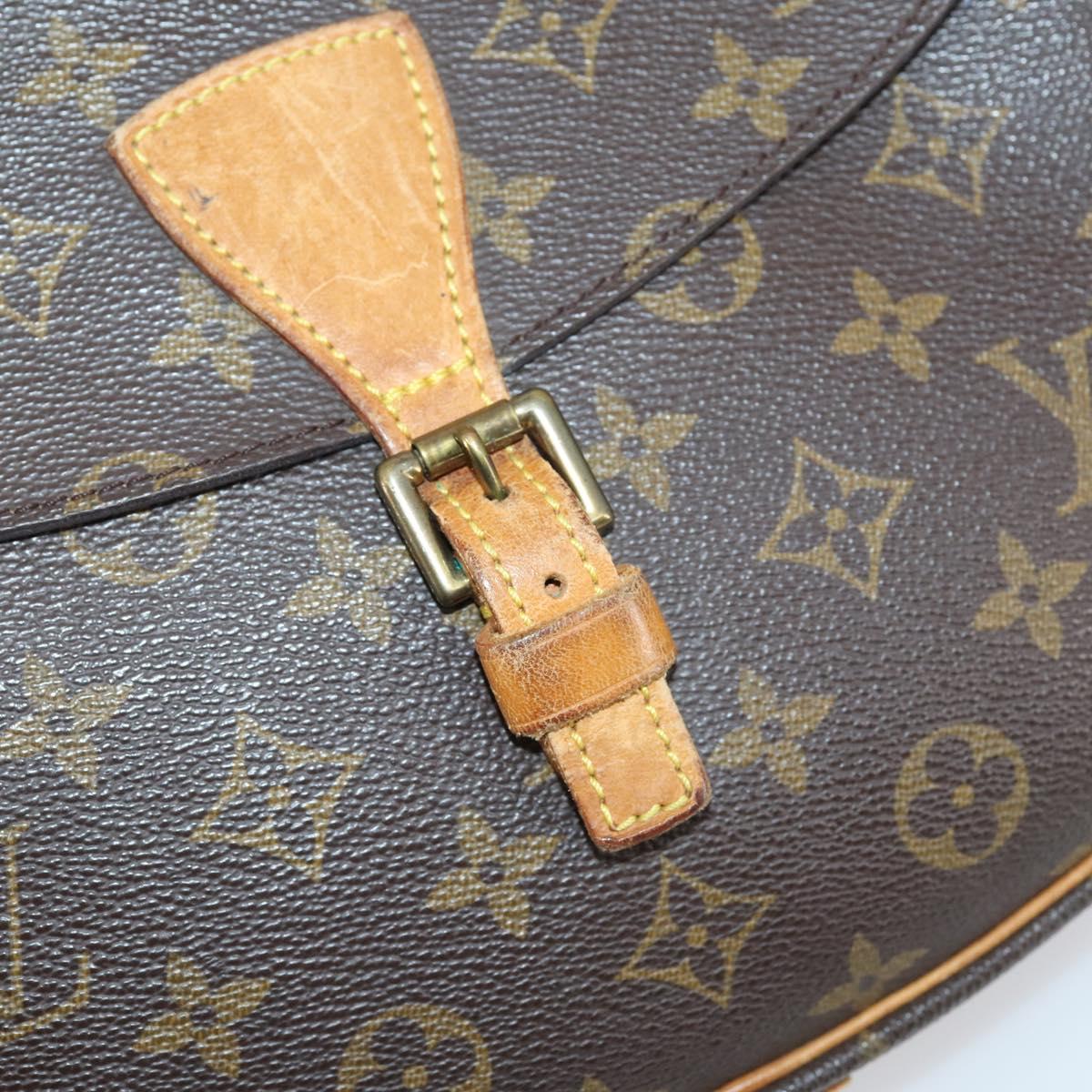 LOUIS VUITTON Monogram Jeune Fille MM Shoulder Bag M51226 LV Auth BA8299