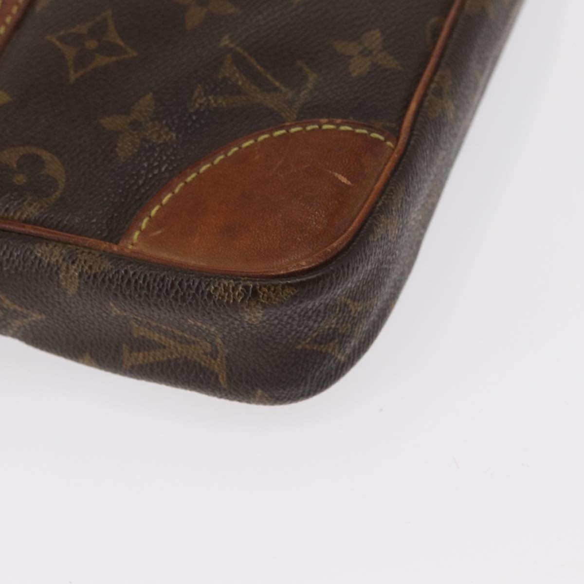 LOUIS VUITTON Monogram Marly Dragonne GM Clutch Bag M51825 LV Auth BA8303