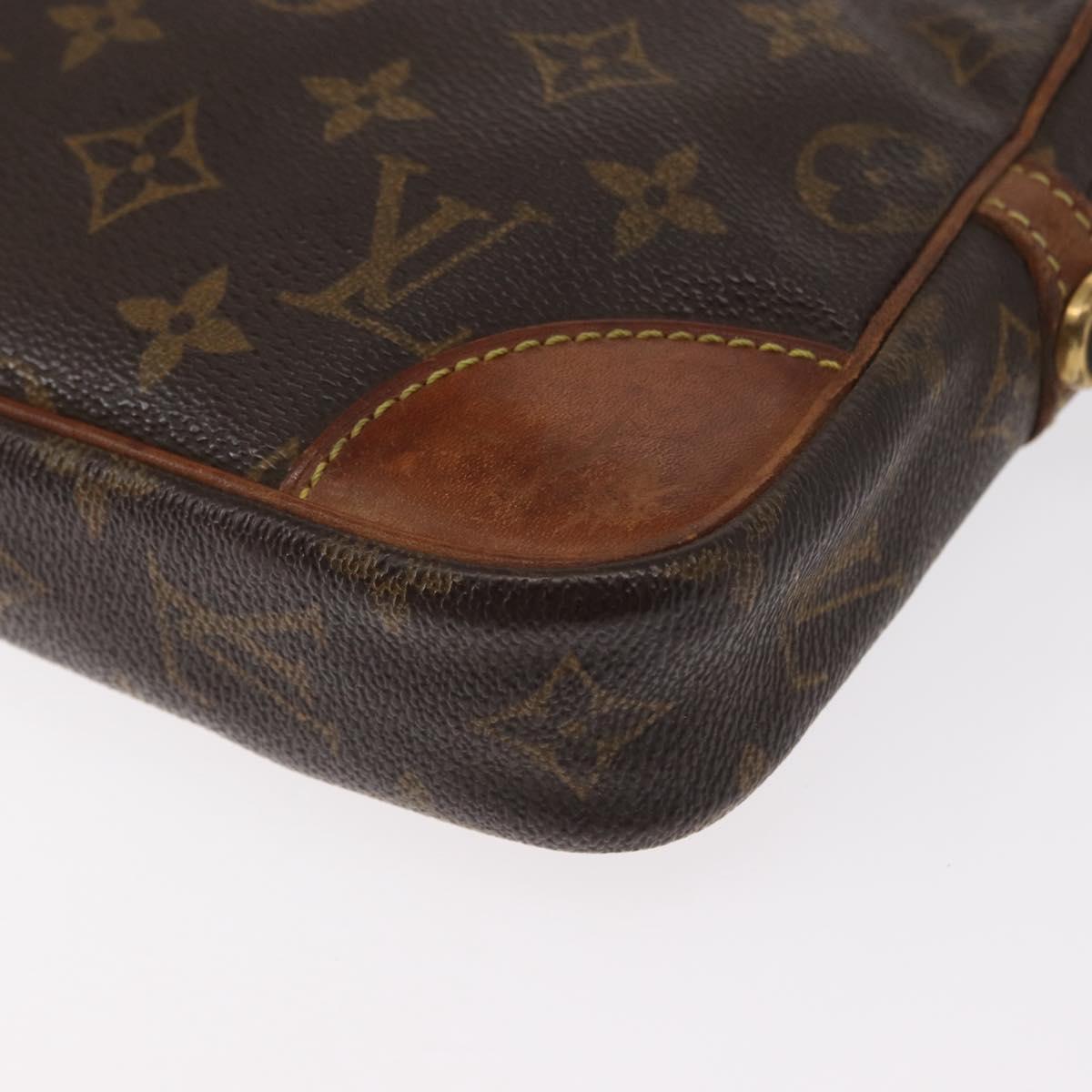 LOUIS VUITTON Monogram Marly Dragonne GM Clutch Bag M51825 LV Auth BA8303