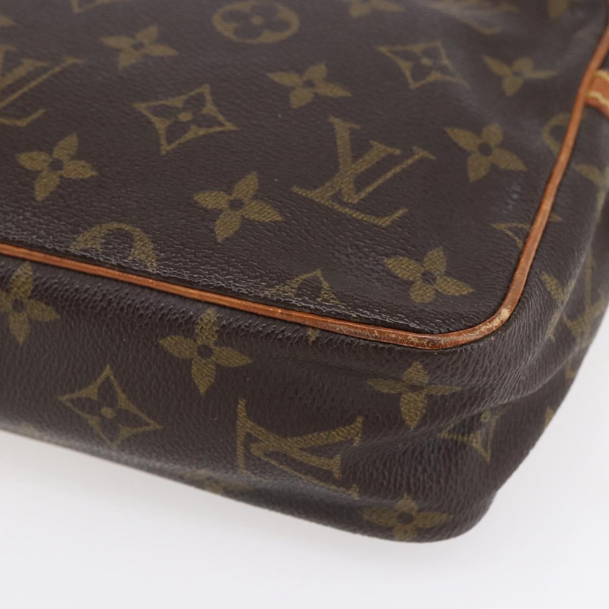 LOUIS VUITTON Monogram Compiegne 23 Clutch Bag M51847 LV Auth BA8306