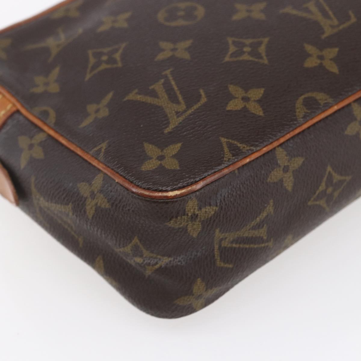 LOUIS VUITTON Monogram Compiegne 23 Clutch Bag M51847 LV Auth BA8306