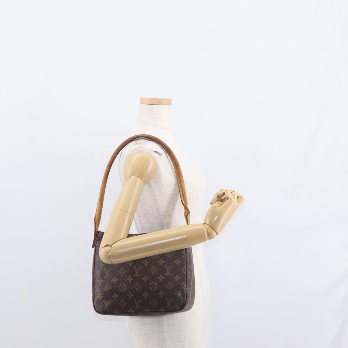 LOUIS VUITTON Monogram Looping MM Shoulder Bag M51146 LV Auth BA8308
