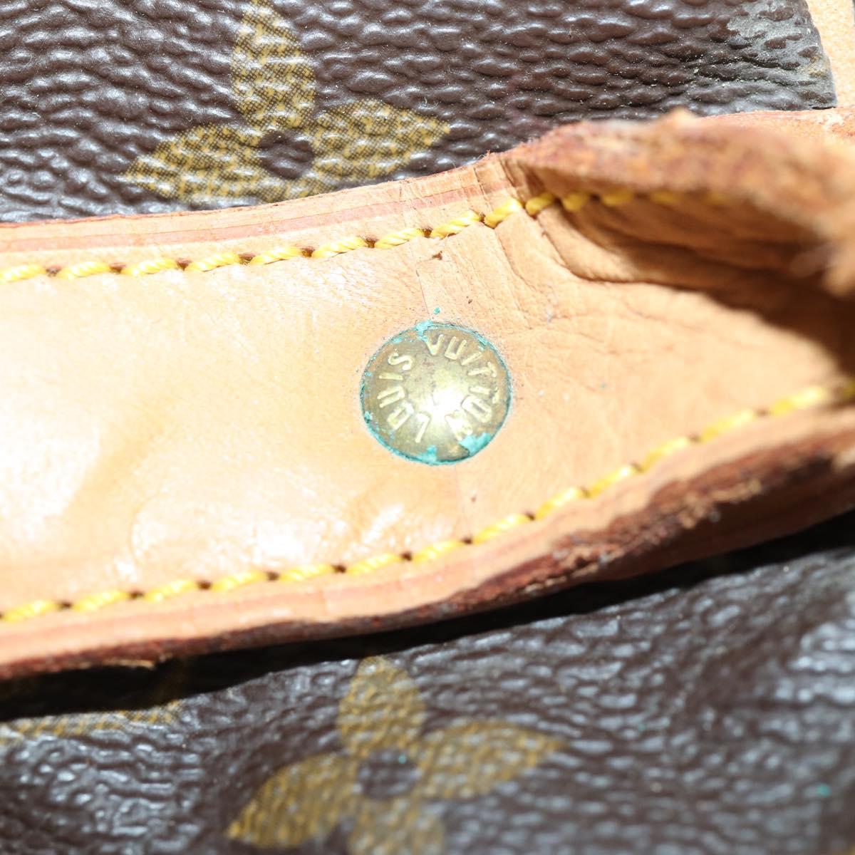 LOUIS VUITTON Monogram Saumur 35 Shoulder Bag M42254 LV Auth BA8314