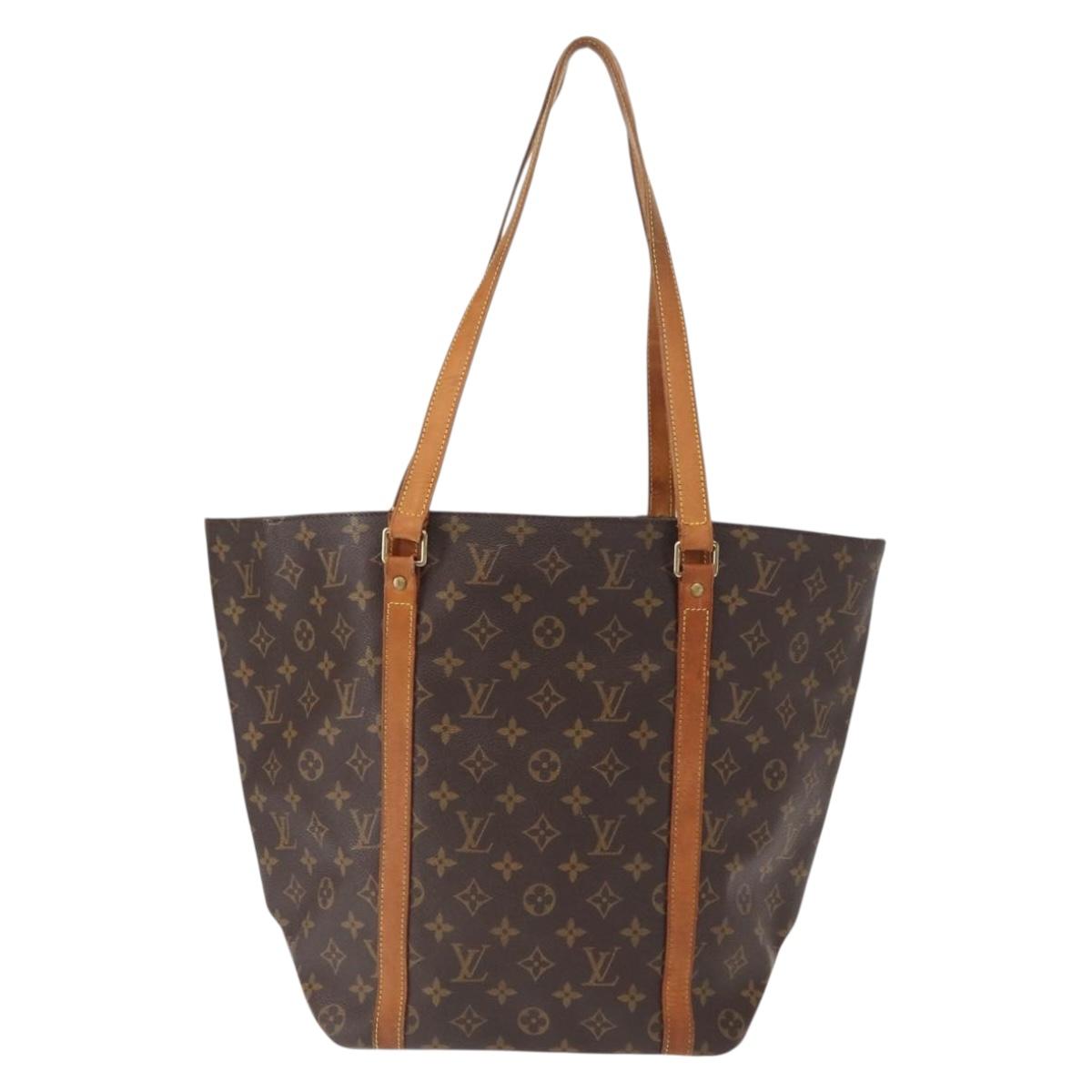 LOUIS VUITTON Monogram Sac Shopping Tote Bag M51108 LV Auth BA8319