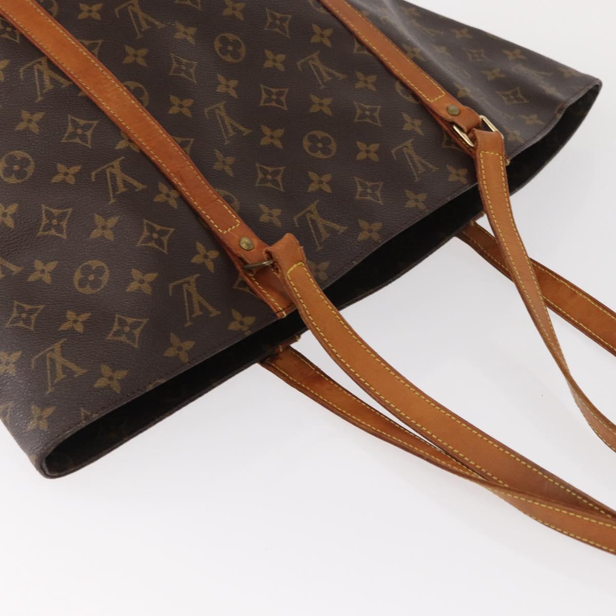 LOUIS VUITTON Monogram Sac Shopping Tote Bag M51108 LV Auth BA8319