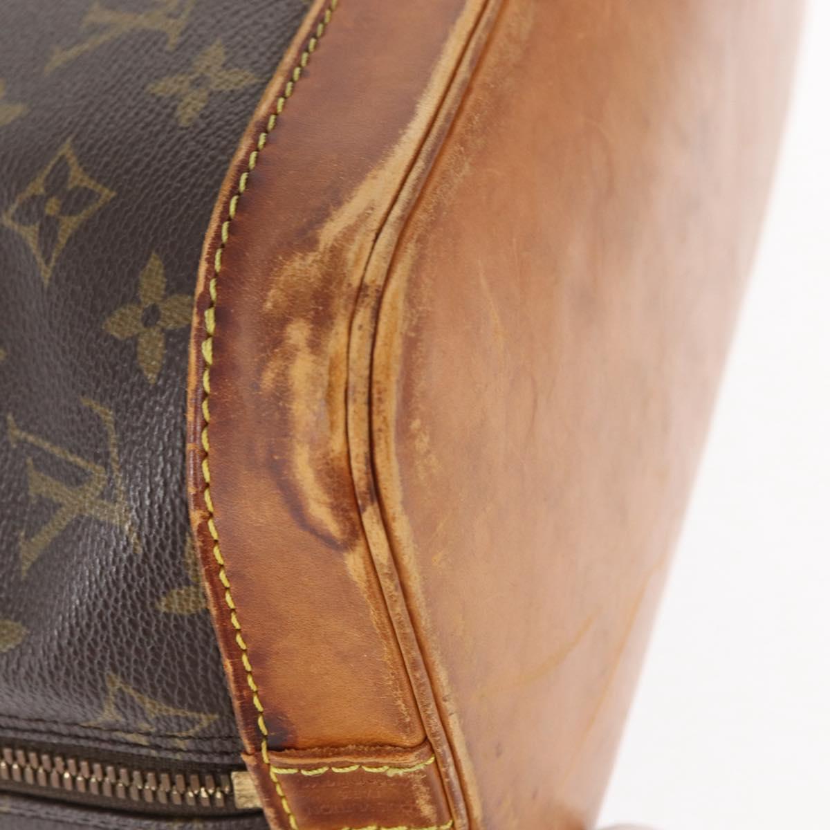 LOUIS VUITTON Monogram Alma Hand Bag M51130 LV Auth BA8320