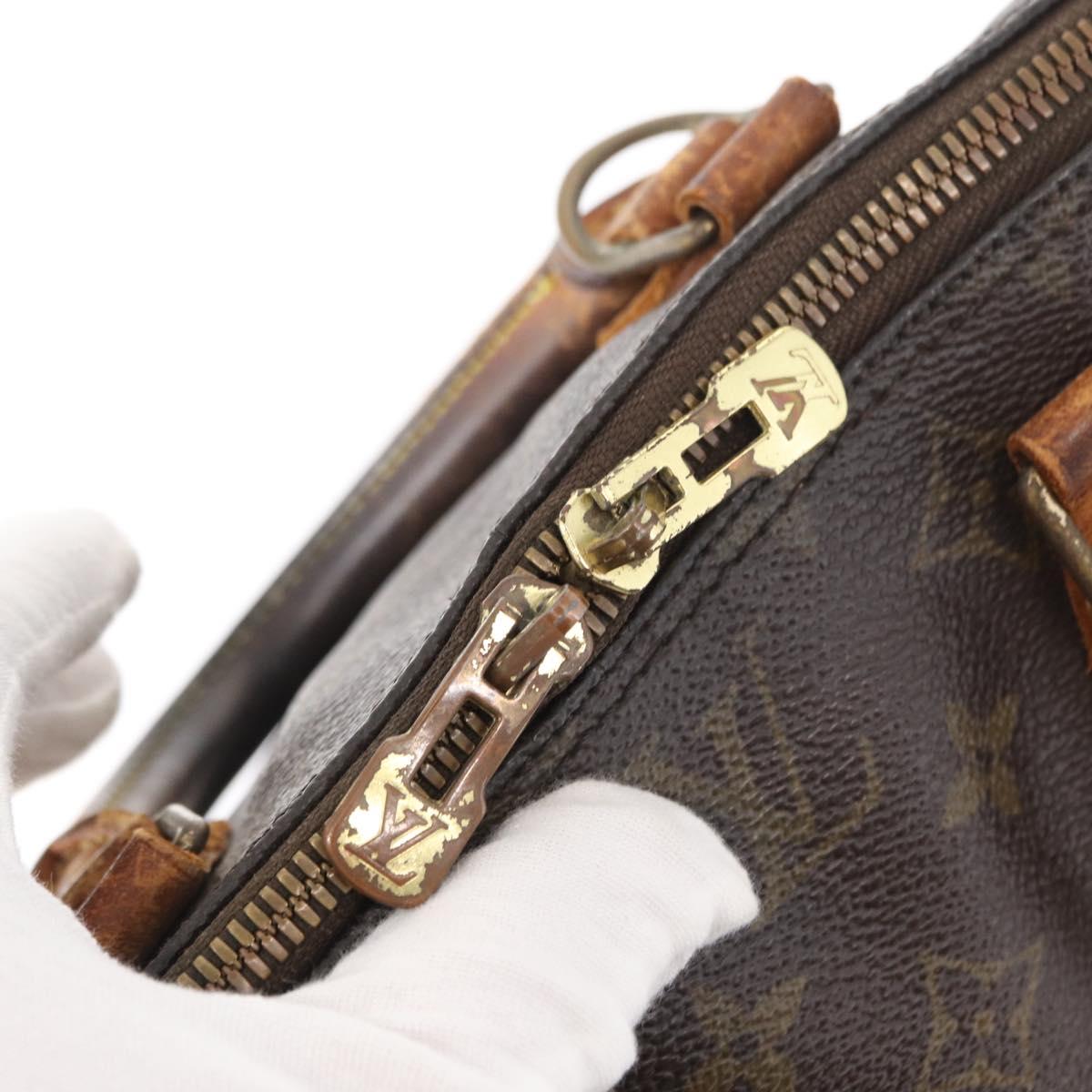 LOUIS VUITTON Monogram Alma Hand Bag M51130 LV Auth BA8320