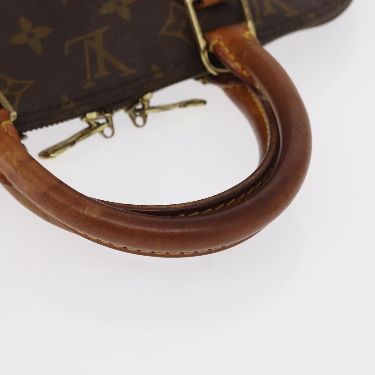 LOUIS VUITTON Monogram Alma Hand Bag M51130 LV Auth BA8321
