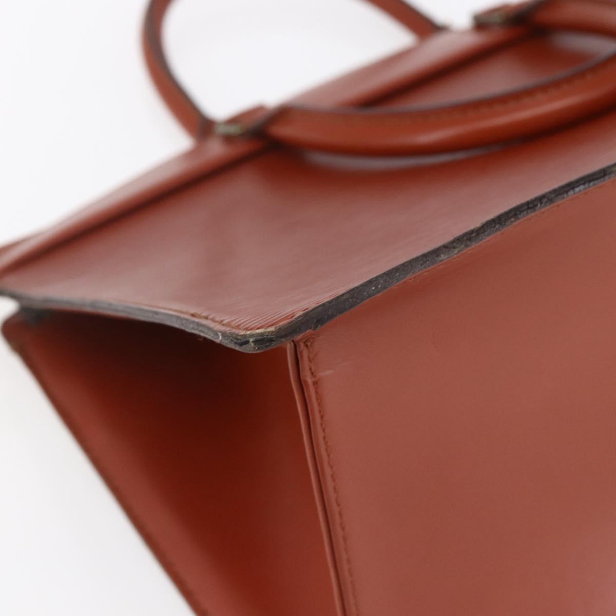 LOUIS VUITTON Epi Riviera Hand Bag Brown M48183 LV Auth BA8323