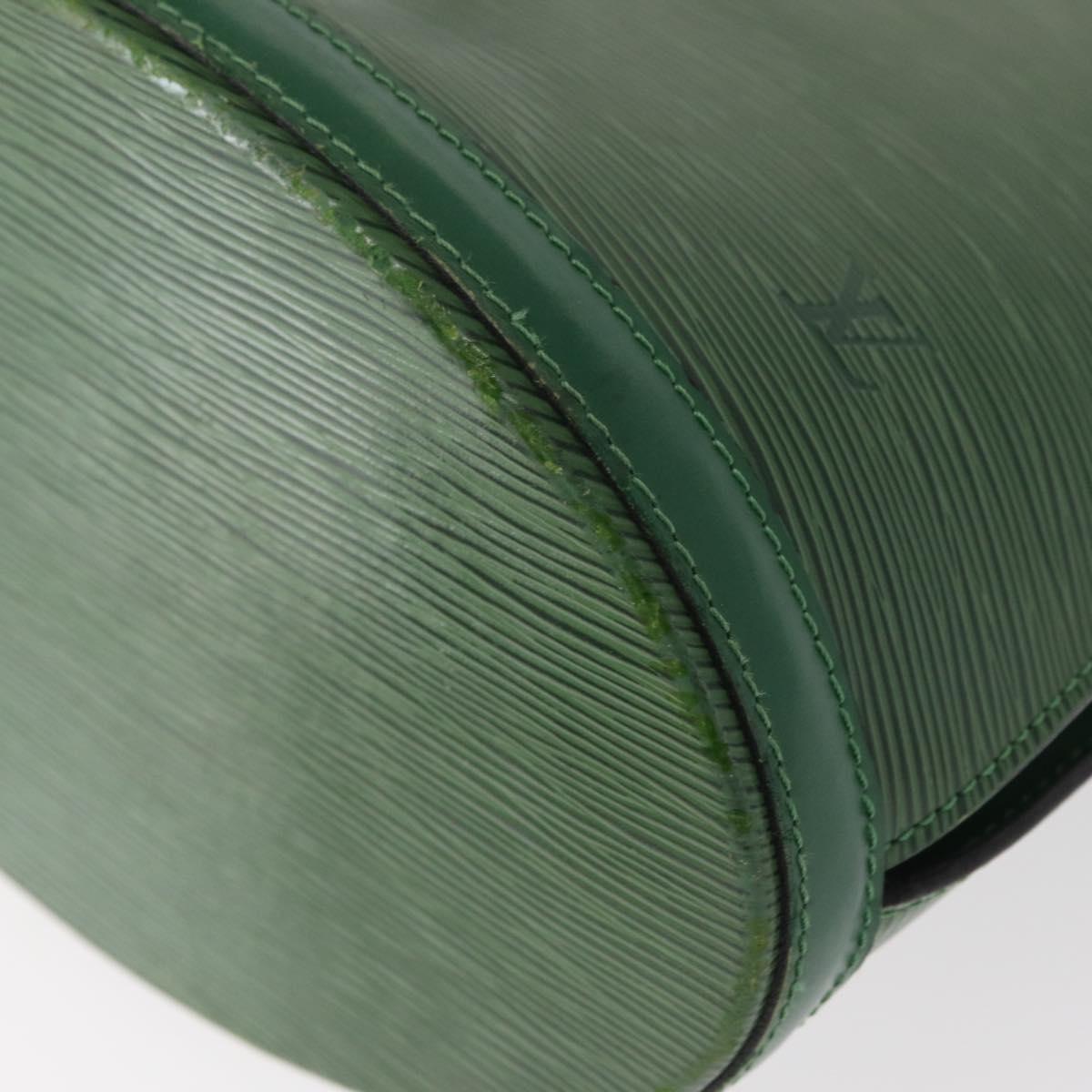 LOUIS VUITTON Epi Cluny Shoulder Bag Green M52254 LV Auth BA8326