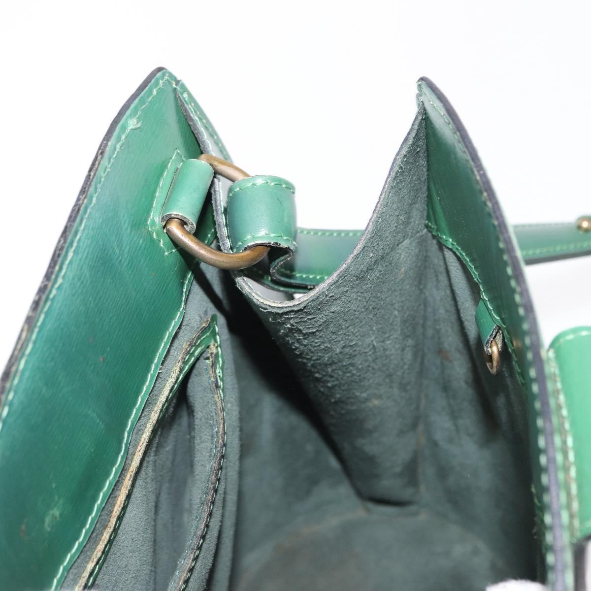 LOUIS VUITTON Epi Cluny Shoulder Bag Green M52254 LV Auth BA8326