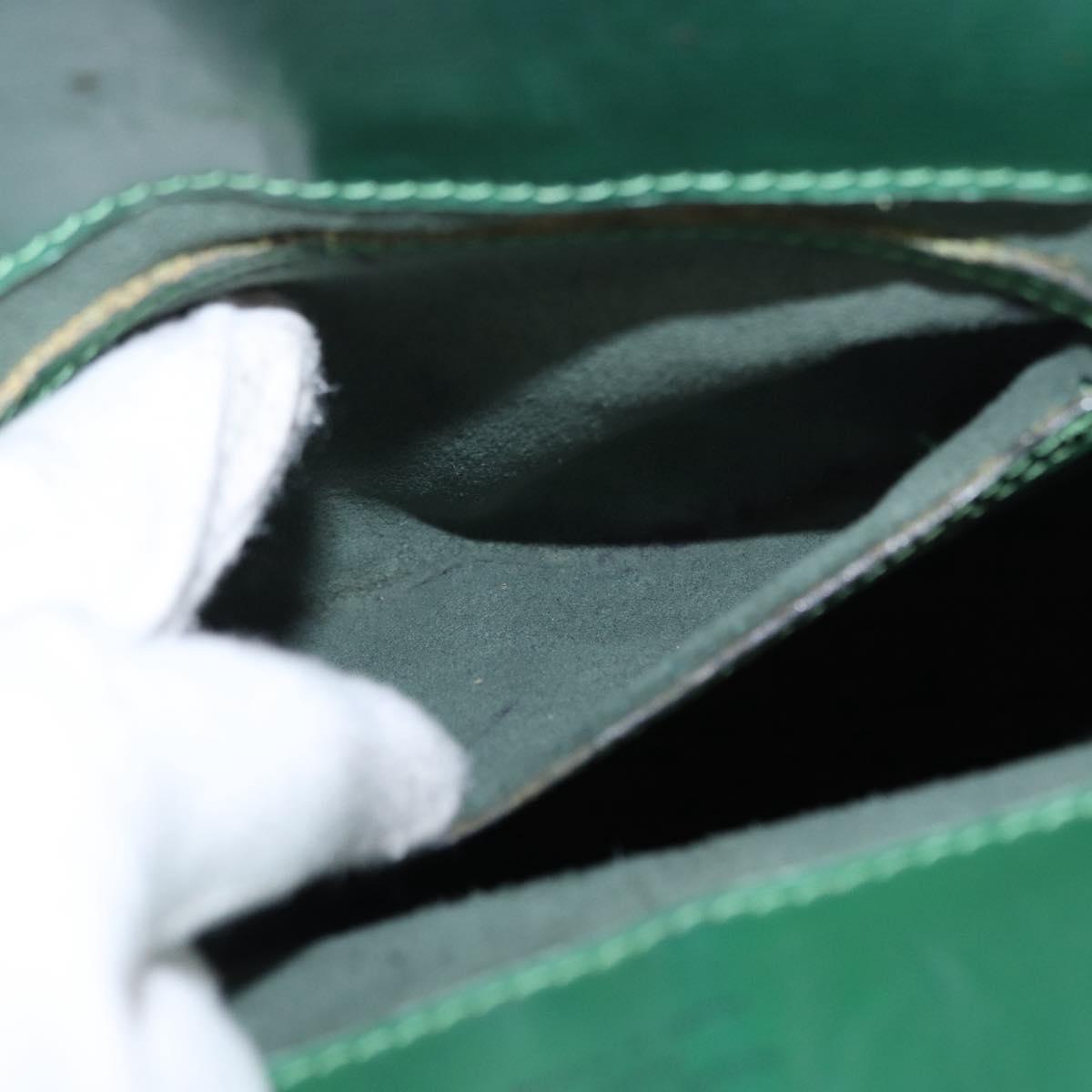 LOUIS VUITTON Epi Cluny Shoulder Bag Green M52254 LV Auth BA8326