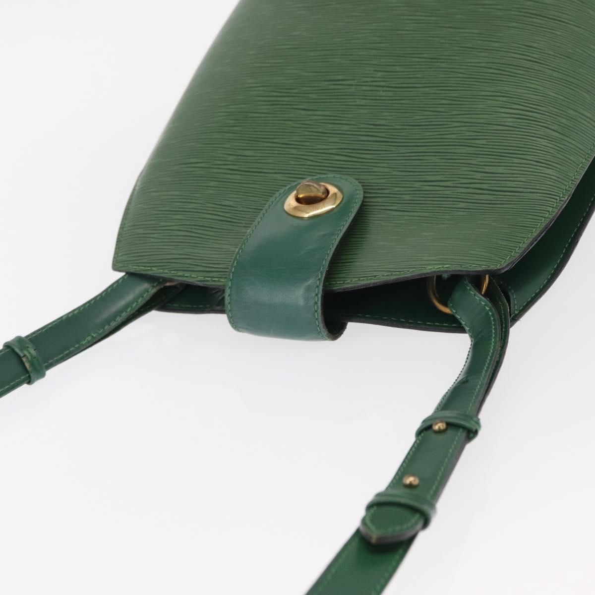 LOUIS VUITTON Epi Cluny Shoulder Bag Green M52254 LV Auth BA8326