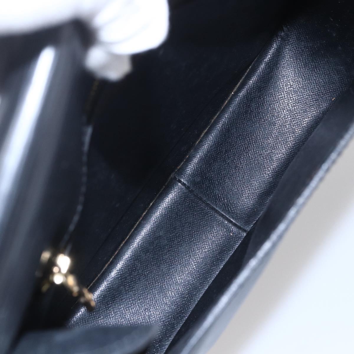 LOUIS VUITTON Epi Saint Cloud GM Shoulder Bag Black Noir M52192 LV Auth BA8327