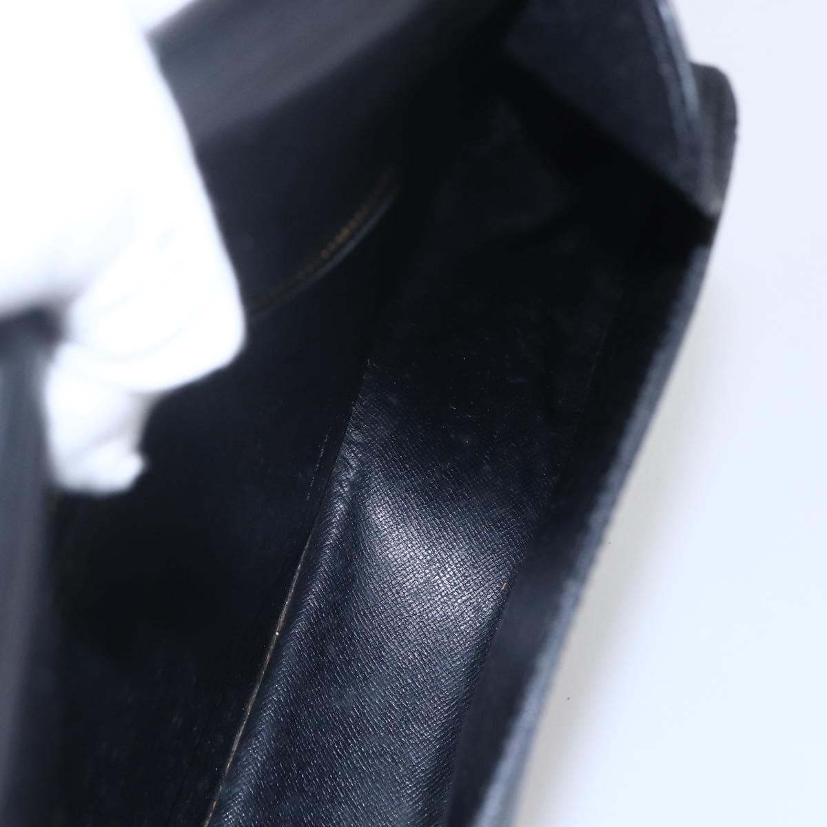 LOUIS VUITTON Epi Saint Cloud GM Shoulder Bag Black Noir M52192 LV Auth BA8327