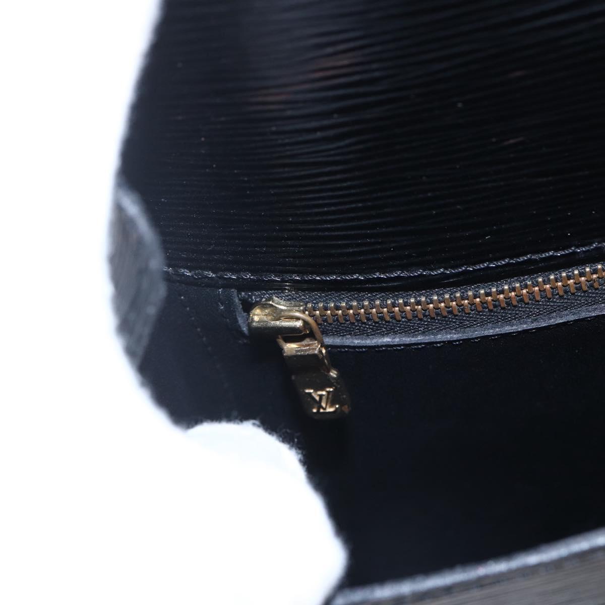 LOUIS VUITTON Epi Saint Cloud GM Shoulder Bag Black Noir M52192 LV Auth BA8328